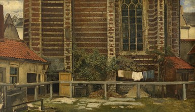 The Chapel of Grace in Antwerp, 1866. Creator: Henri Jean Augustin de Braekeleer.