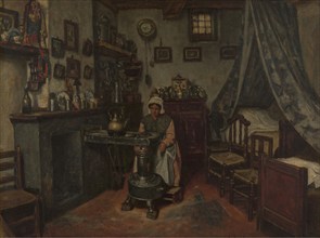 Interior, 1865-1870. Creator: Henri Jean Augustin de Braekeleer.