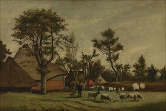 Farmhouse, 1865-1875. Creator: Henri Jean Augustin de Braekeleer.