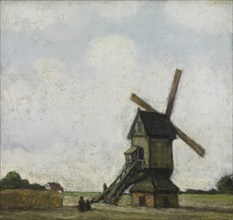 Windmill in the Kempen, 1923. Creator: Jakob Smits.