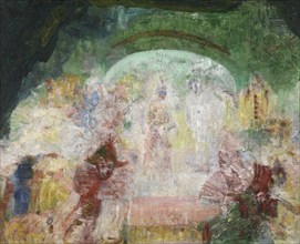 Masquerade, 1889. Creator: James Ensor.