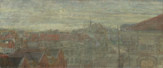 View of Phnosia. Luminous Waves and Vibrations, 1890. Creator: James Ensor.