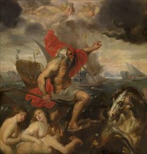 Quos Ego - Neptune Calming the Tempest, c1630s. Creator: Peter Paul Rubens.