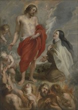 Saint Teresa of Ávila Interceding for Bernardino de Mendoza in Purgatory, 1630-1635. Creator: Peter Paul Rubens.