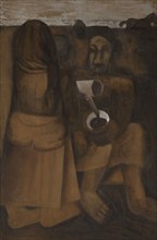 Coffee Drinkers, 1927. Creator: Constant Permeke.