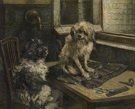 Dogs, c1860-1900. Creator: Jan Stobbaerts.