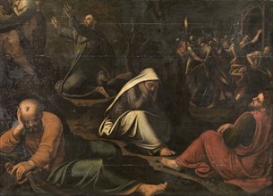 Christ in the Garden of Gethsemane, 1565. Creator: Lambert van Noort.