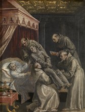 The Spanish Crown Prince Don Carlos Heals After Touching the Corpse of Saint Didacus, c1560-1600. Creator: Martin de Vos.