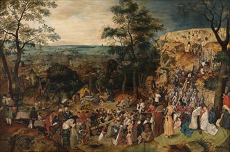 The Bearing of the Cross, c1580-1630. Creator: Pieter Brueghel the Younger.