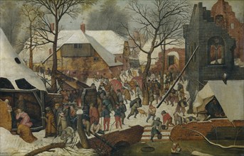 The Adoration of the Magi in the Snow, c1580-1630. Creator: Pieter Brueghel the Younger.