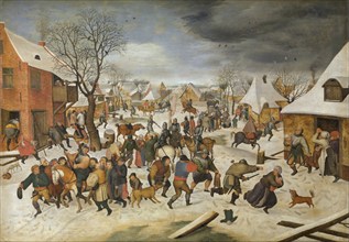 The Massacre of the Children at Bethlehem, c1580-1630. Creator: Pieter Brueghel the Younger.