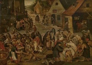 The Seven Acts of Mercy, c1580-1630. Creator: Pieter Brueghel the Younger.