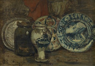 Pots and Dishes, c1870-1890. Creator: Willem Linnig II.