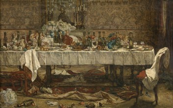 After the Wedding, 1875. Creator: Willem Linnig II.