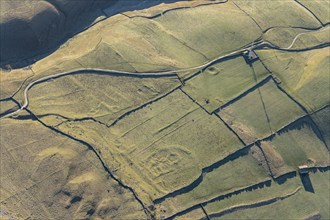 Earthwork remains of a probable Iron Age hut circle settlement near Conistone, North Yorkshire, 2024 Creator: Robyn Andrews.