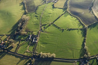 The earthwork remains of the medieval hamlet of Lidcote, or Littlecote, Buckinghamshire, 2022 Creator: Damian Grady.