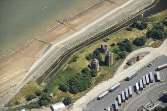 Centre Bastion, part of Sheerness Defences, Kent, 2024. Creator: Damian Grady.