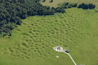 Grimes Graves, a Neolithic flint mining complex, Thetford Forest, Norfolk, 2023. Creator: Damian Grady.