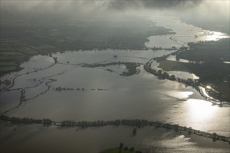 Flooding on the River Derwent at Wheldrake Ings, York, 2023. Creator: Robyn Andrews.