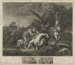 The Good Samaritan, 1772. Creators: Simon François Ravenet, Victor Marie Picot.