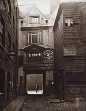 The Entrance of The Oxford Arms, Warwick Lane, looking from Warwick Lane, c1875. Creator: Alfred & John Bool.