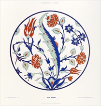 'Plat Fayence', 1880. Creators: Adalbert de Beaumont, Eugène-Victor Collinot.