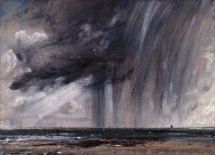 Rainstorm over the Sea, c1824-28. Creator: John Constable.