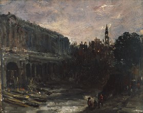 Somerset House, c1819. Creator: John Constable.