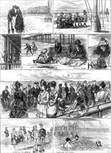 Sketches at Margate, 1872. Creator: Unknown.