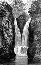 The Falls, Golspie Burn, 1872. Creator: Unknown.