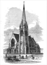 Trinity Church, Finchley Road, 1872. Creator: Unknown.