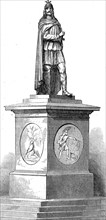 Monument to King Harold Haarfager, at Christiania, 1872. Creator: Unknown.