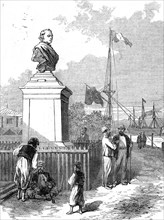 Monument to Lieutenant Waghorn at Suez, 1872. Creator: Unknown.