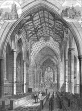 The new chapel, Rugby School, 1872. Creator: Unknown.