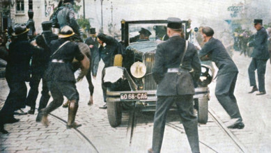 The assassination of Alexander I, King of Yugoslavia, Marseilles, France, 9 October 1934. Creator: Unknown.