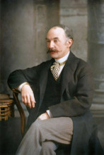 Thomas Hardy, English writer and poet, c1890. Creator: W&D Downey.