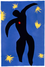 'Icarus', plate VIII from 'Jazz', 1947. Creator: Henri Matisse.