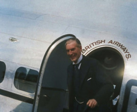 A Close up of a Smiling Neville Chamberlain, the British Prime Minister, Emerging from the..., 1938. Creator: British Pathe Ltd.