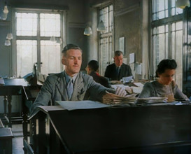 People Working in an Office, 1940. Creator: British Pathe Ltd.