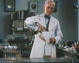 Dr Alexander Fleming, the Inventor of Penicillin, Experimenting in a Laboratory, 1929. Creator: British Pathe Ltd.