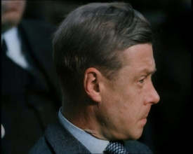 Edward, His Royal Highness the Duke of Windsor Watching an Orchestra, 1937. Creator: British Pathe Ltd.