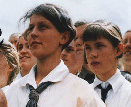 Hitler Youth Listening to a Speech, 1930s. Creator: British Pathe Ltd.