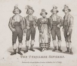 The Tyrolese Singers, 1827. Creator: Unknown.