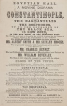 Egyptian Hall: A Moving Diorama of Constantinople, 1849. Creator: Unknown.