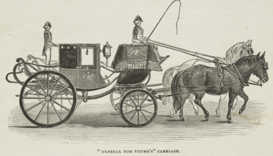 General Tom Thumb's Carriage, 1844.  Creator: Unknown.