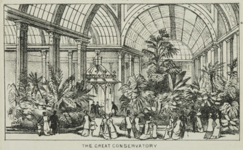 The Great Conservatory at Alexandra Palace, 19th century. Creator: Unknown.