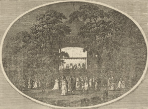 Old Vauxhall Gardens from Mr J. F. Bursill's 'Lambeth Collection', 1892. Creator: Unknown.