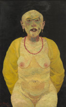 Mishandled Prostitute, 1931. Creator: Josef Scharl.