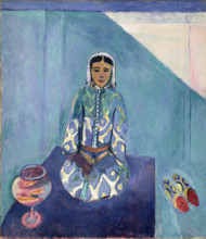 'Zorah on the Terrace', (mid part of the Moroccan triptych), 1912-1913.  Creator: Henri Matisse.