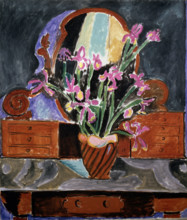 'Vase with Irises', 1912.  Creator: Henri Matisse.